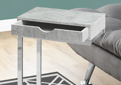 Accent Table C Shaped Contemporary Elegant Design
