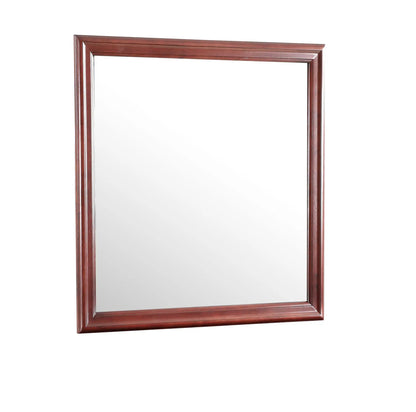 Traditional wall mirror in a rich mahogany wood frame by Unique Piece Furniture on Tampa Home & Garden Store