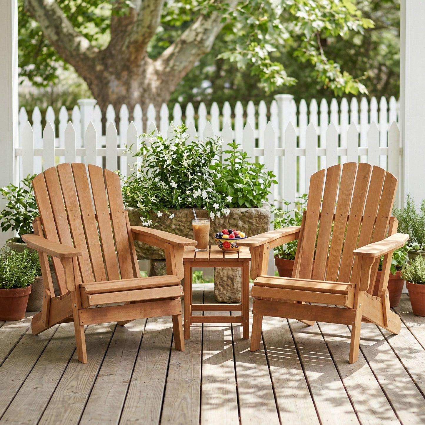Oversized Folding Adirondack Chair for Patio