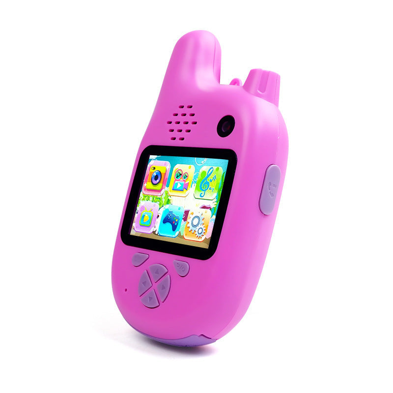 Walkie-Talkie camera toy pink with HD screen and purple D-pad Robotic Toy on Tampa Home & Garden Store