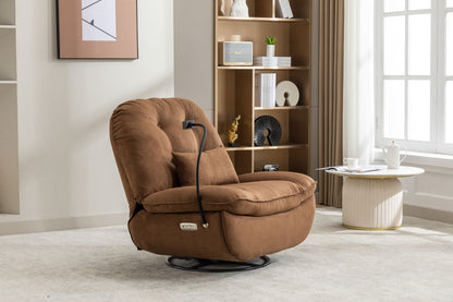 Power Recliner Swivel Glider USB and a Speaker