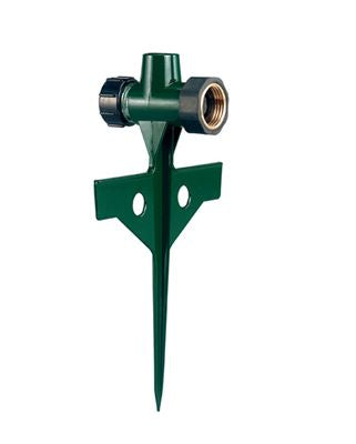 1/2 Inch Zinc Step Spike Base hose end Orbit Irrigation, green metal stake on Tampa Home & Garden Store