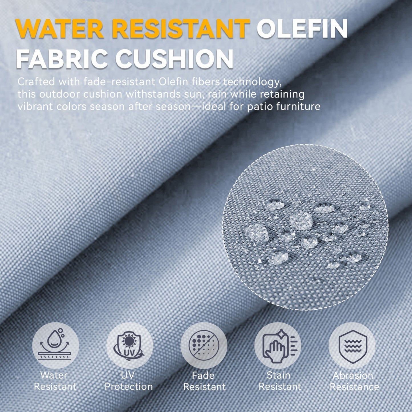 6 Inch Thick Chair Cushions with a Durable Build