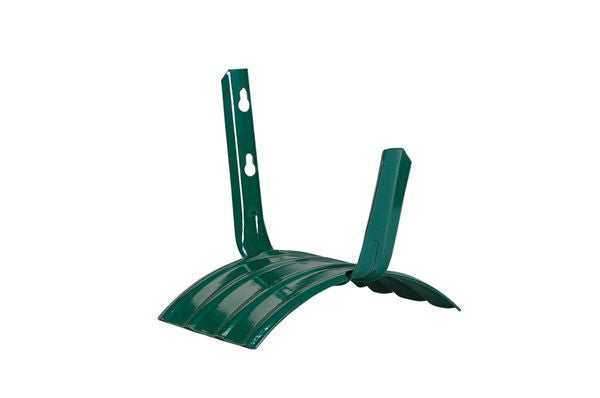 Metal hose hanger Orbit Irrigation, green wall-mount hose holder on Tampa Home & Garden Store