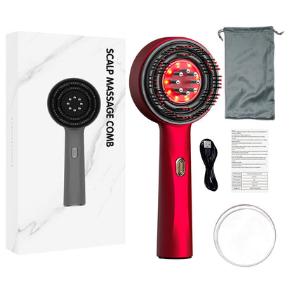 Electric Vibration Massage Comb Portable Hair Follicle Comb Scalp Oil Liquid Applicator Head Massager Hair Growth Anti Loss Care - Tampa Home & Garden Store