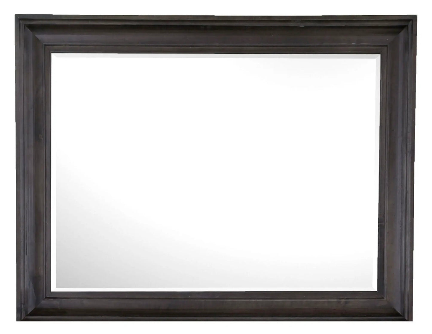Calistoga Mirror in Weathered Charcoal Finish