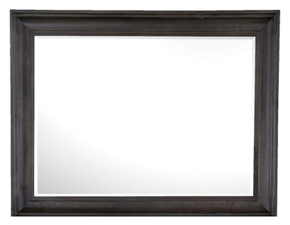 Calistoga Mirror in Weathered Charcoal Finish