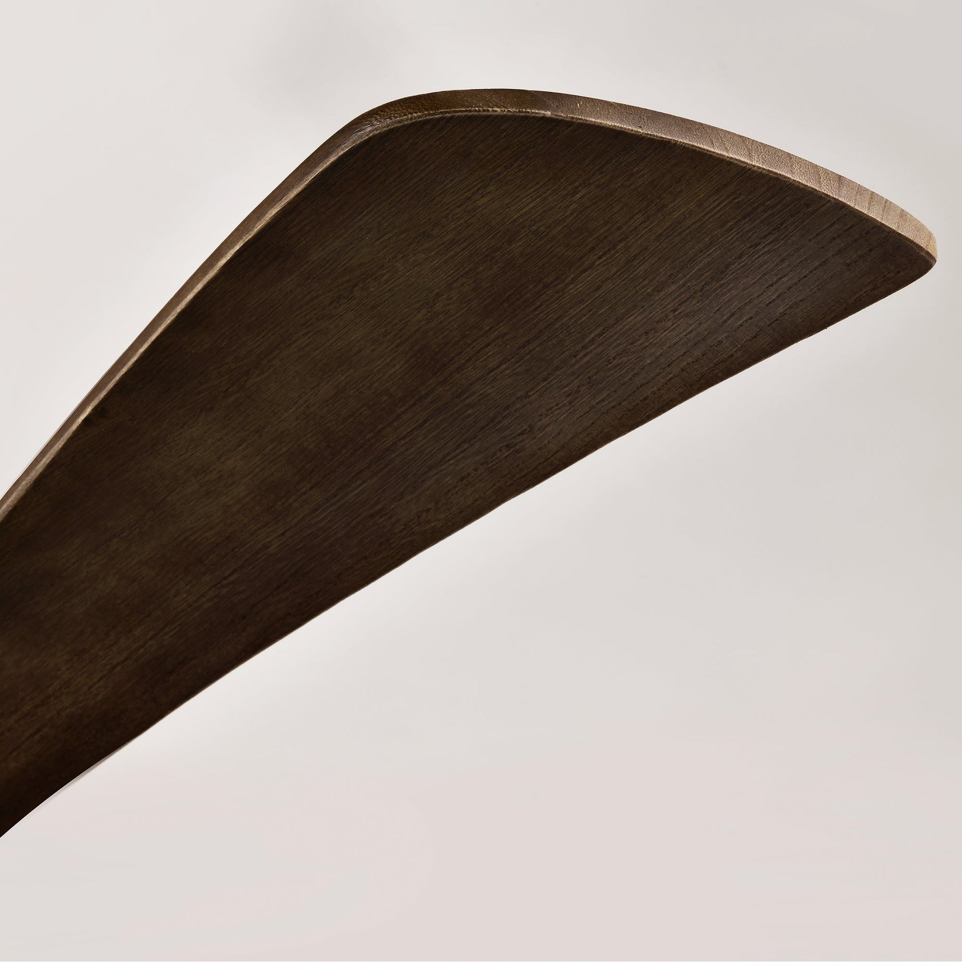 52in flush mount solid wood ceiling fan blade dark brown finish HouseOfZazla on Tampa Home & Garden Store