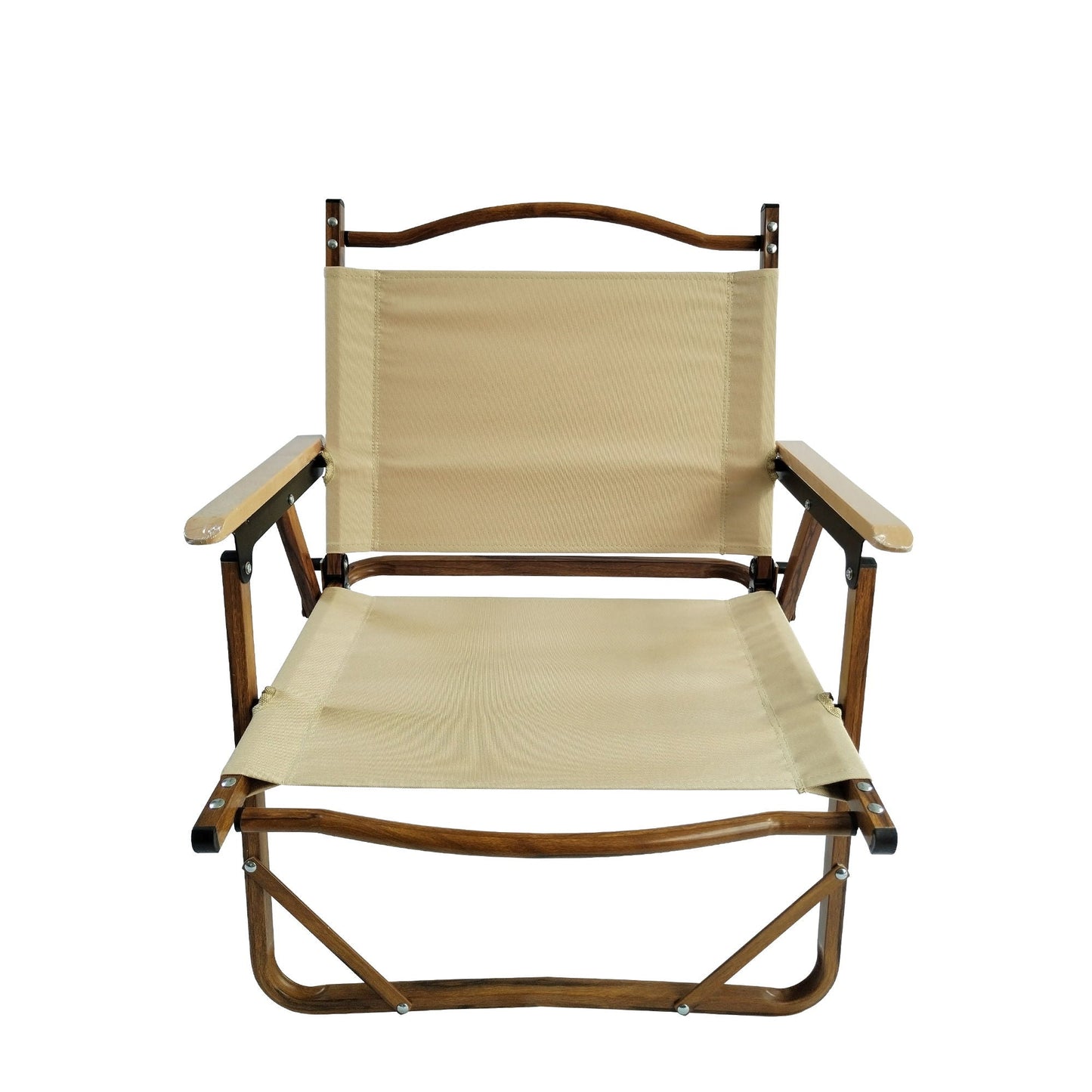Foldable Canvas Chairs With Armrests Set of Four