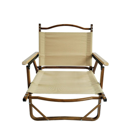 Foldable Canvas Chairs With Armrests Set of Four