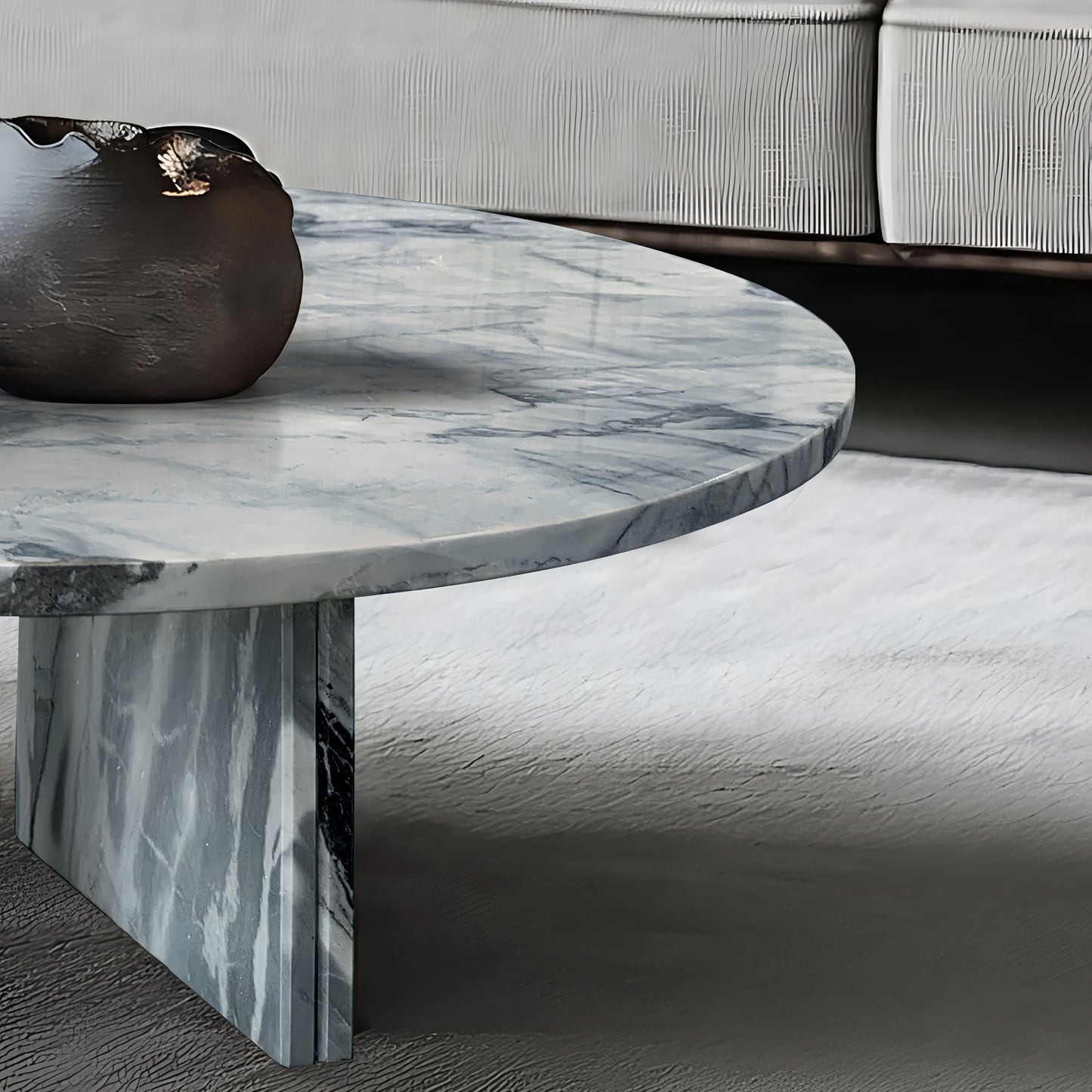 Luxury Marble Coffee Table With Unique Veining