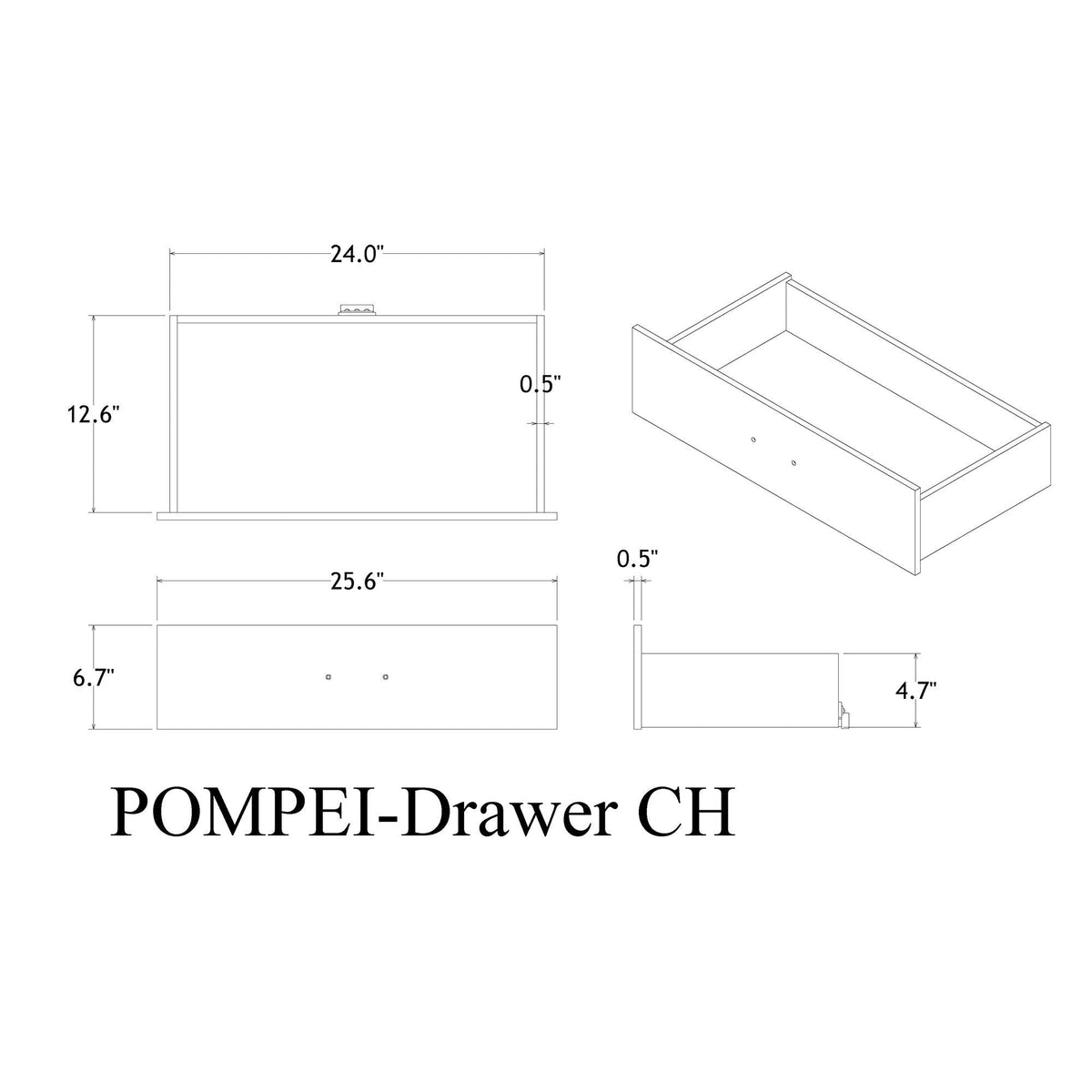 Dark gray crocodile dresser blueprint with dimension lines and isometric view by HouseOfZazla on Tampa Home & Garden Store