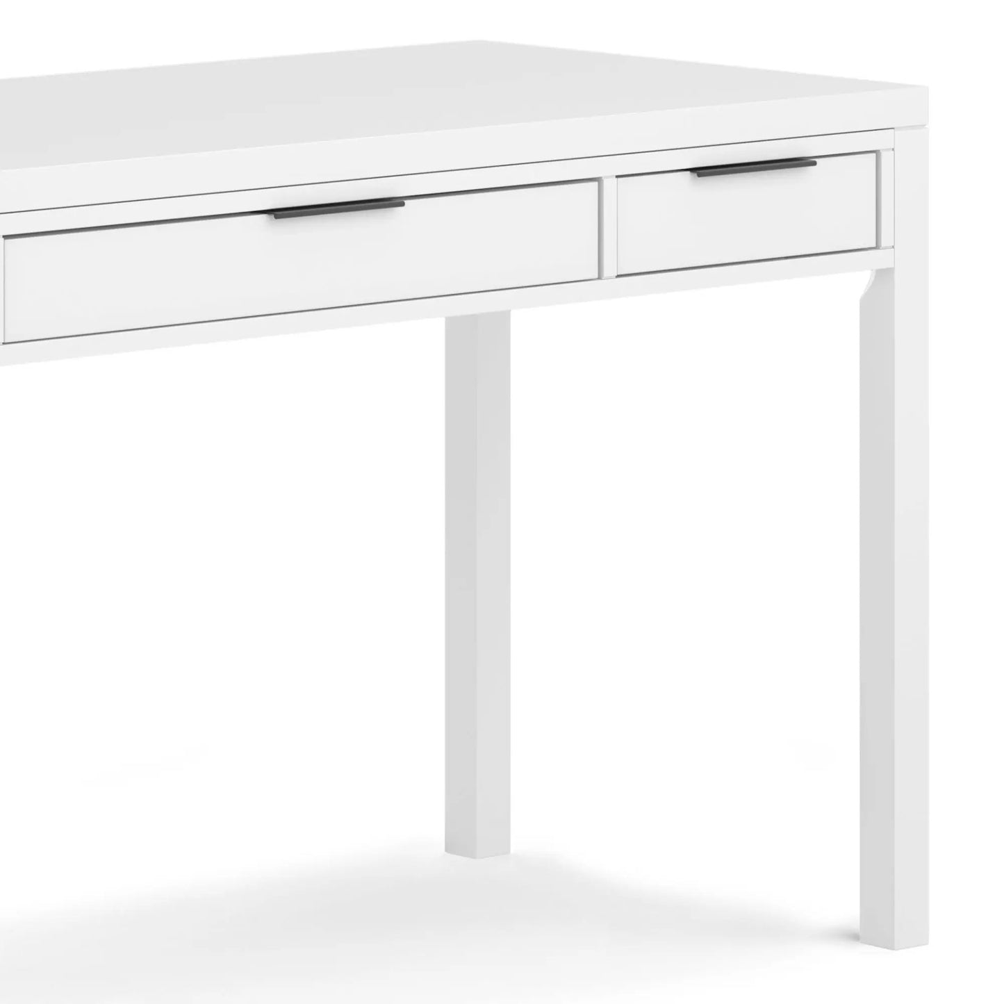 Hollander handcrafted desk white writing desk with two drawers Unique Piece Furniture on Tampa Home & Garden Store