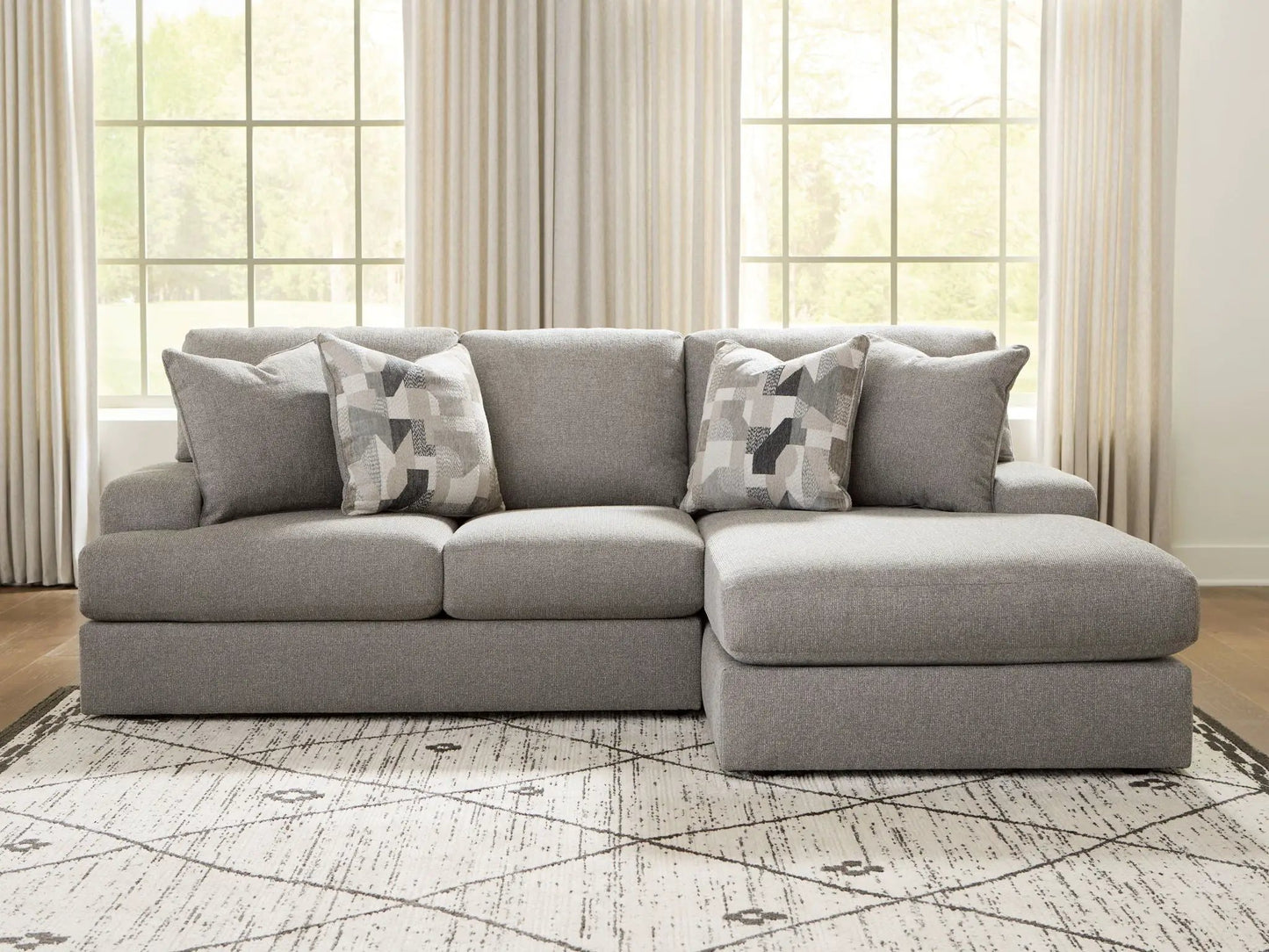 Lindon Sectional Nuvella Upholstery Cushions