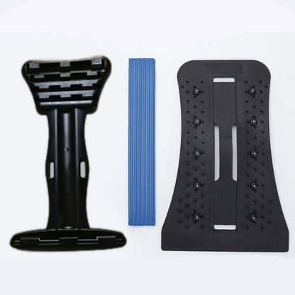 Magnetotherapy Multi-Level Adjustable Back Massager Stretcher Waist Neck Fitness Lumbar Cervical Spine Support Pain Relief - Tampa Home & Garden Store