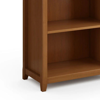 Amherst Five Shelf Bookcase Handcrafted Wood