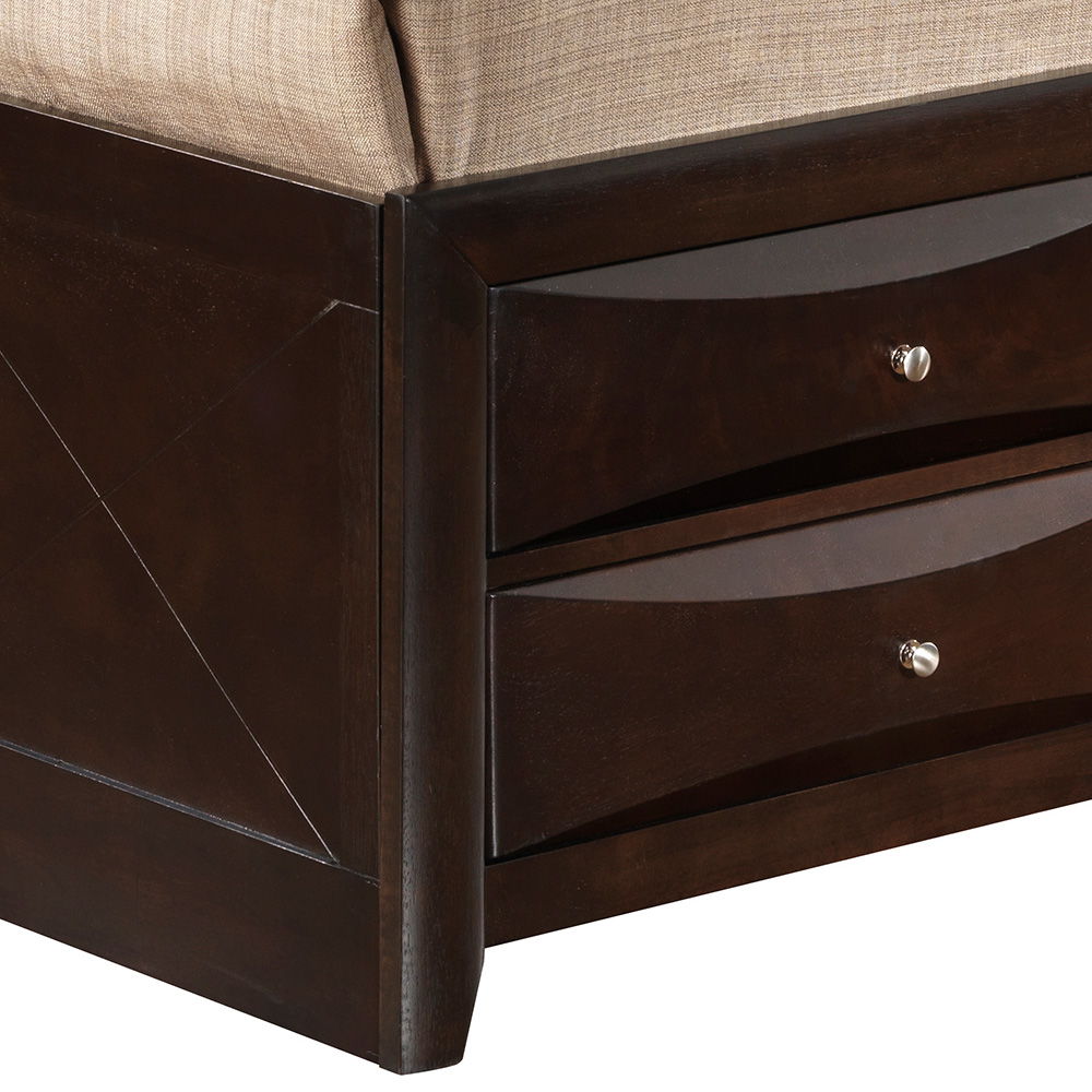 Marilla Storage Bed With Bookcase Headboard