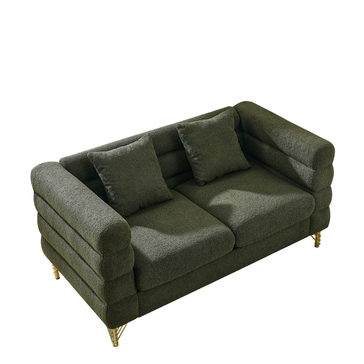 Large Sectional Sofa With Deep Seat and Pillows