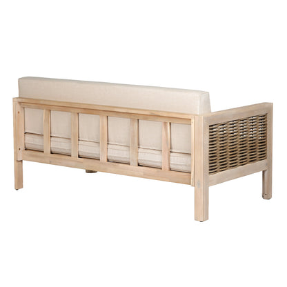 Premium Emir Acacia 4 Seater Sofa for Patio