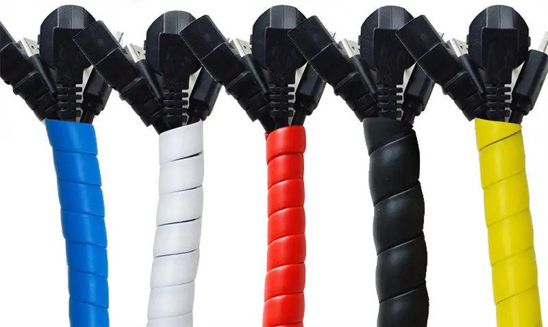 Anti-cat and dog bite cord protector wrap set of 5 in blue white red black yellow by FLIPSTYLEZLLC on Tampa Home & Garden Store