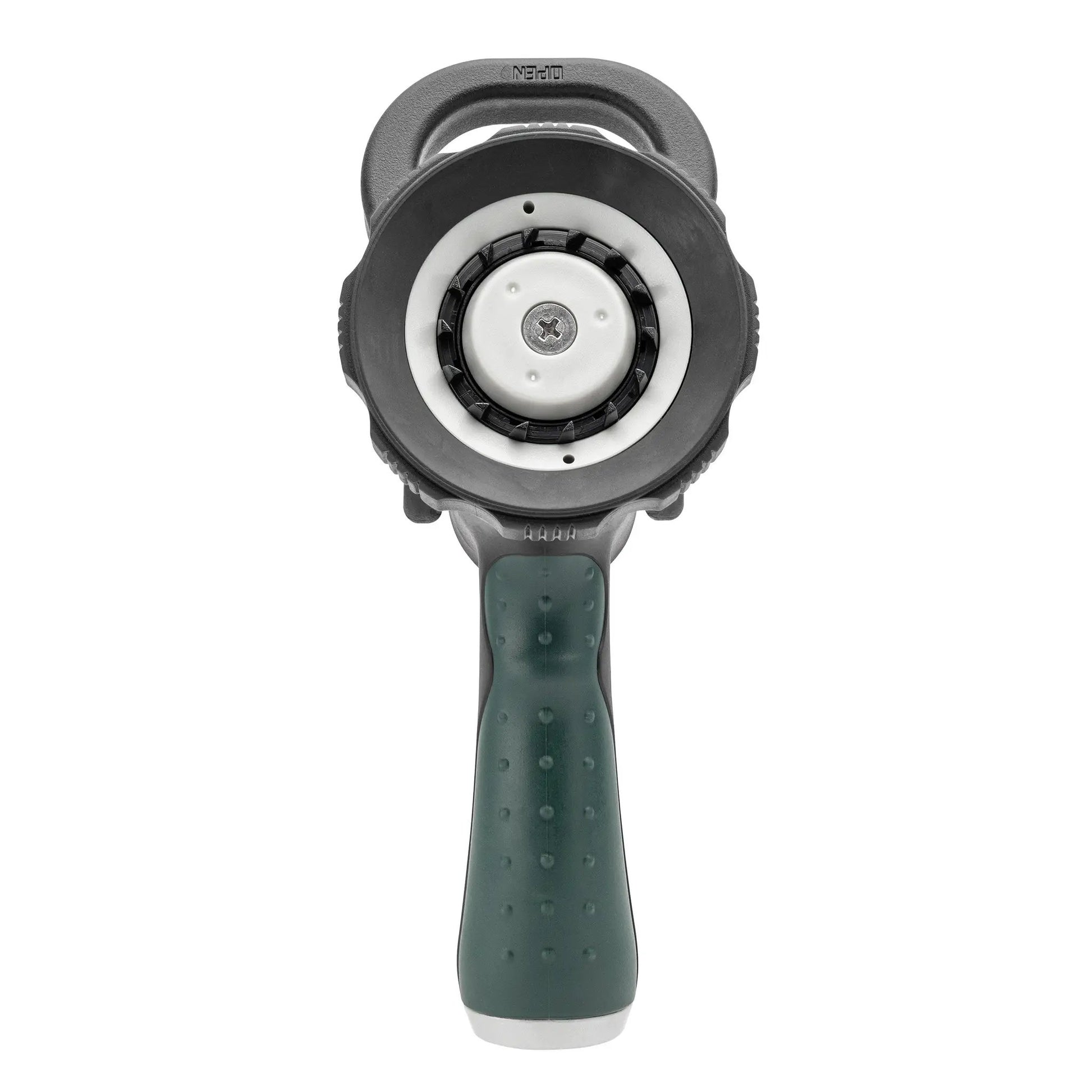 XL Stream Fire Hose Nozzle adjustable spray nozzle Orbit Irrigation gray/black with green grip on Tampa Home & Garden Store