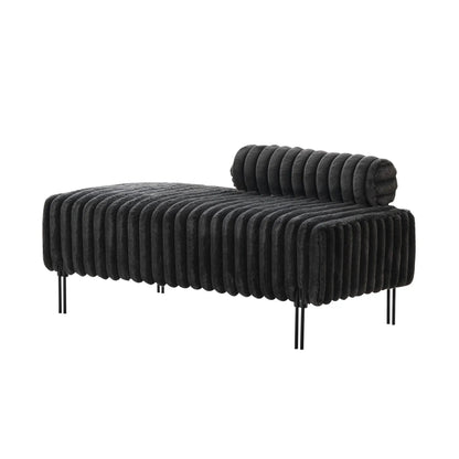 Mini Loveseat With Adjustable Backrest and Fur