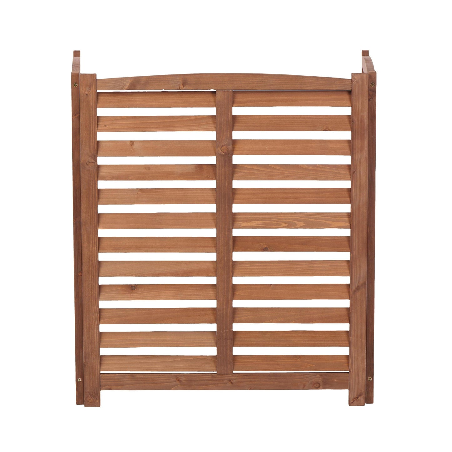 Solid Wood and Air Conditioner Privacy Fence