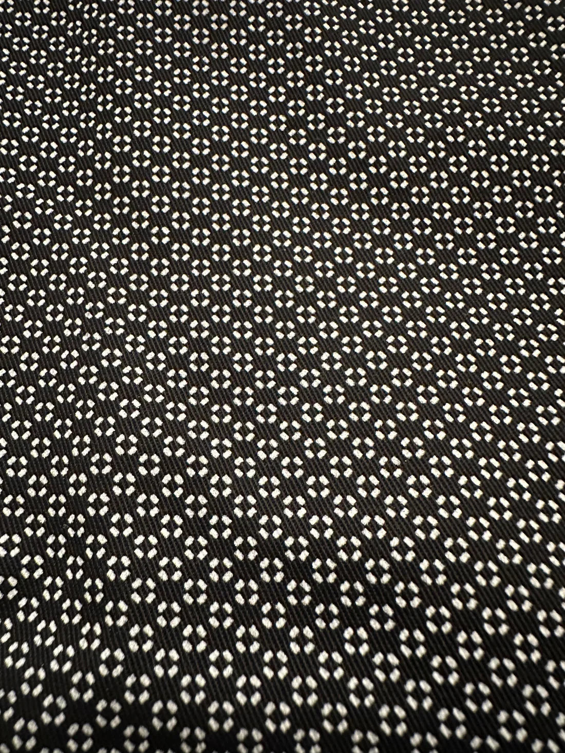 FR Pearl Snap Work Shirt Shadow Black fabric close-up with dotted speckle pattern on Tampa Home & Garden Store