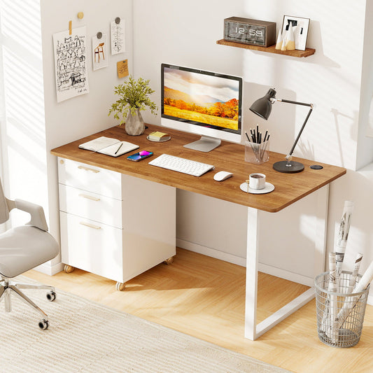 58 Inch x 28 Inch Universal Tabletop for Standard and Standing Desk Frame - Tampa Home & Garden Store