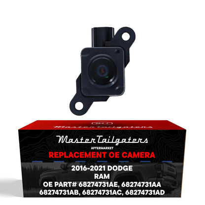 Dodge Ram OEM backup camera by Master Tailgaters black housing with mounting tab on Tampa Home & Garden Store