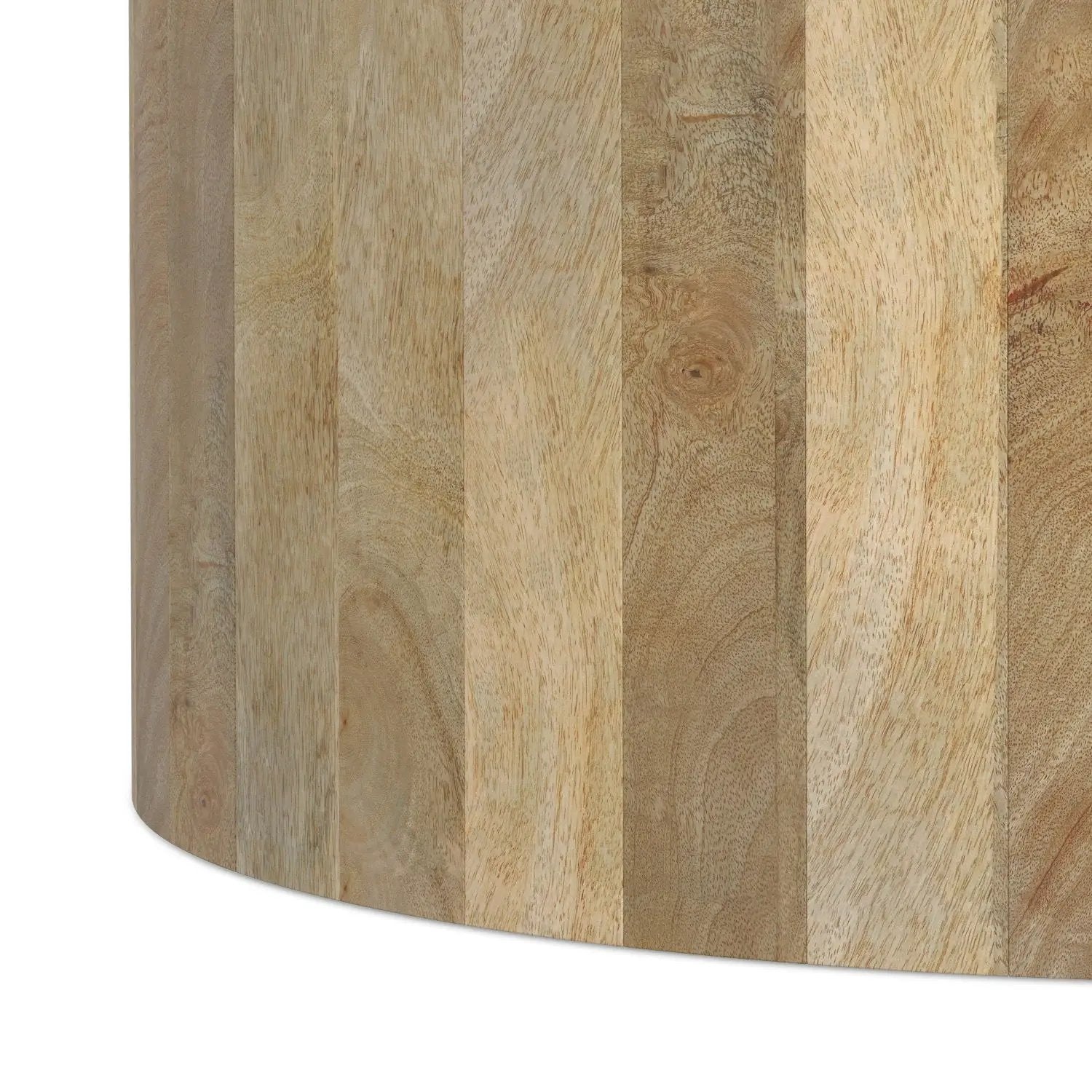 Millbury Drum Coffee Table, natural finish, wooden drum style by Unique Piece Furniture on Tampa Home & Garden Store