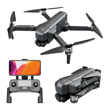 Sell My Stuff F11s PRO gray drone with 4 propellers and remote controller with smartphone mount on Tampa Home & Garden Store