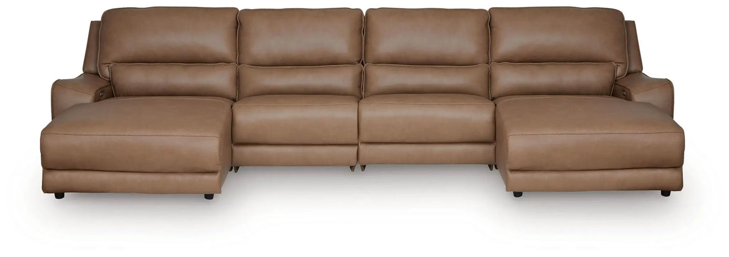 DeepWakes Power Reclining Sectional with Chaise