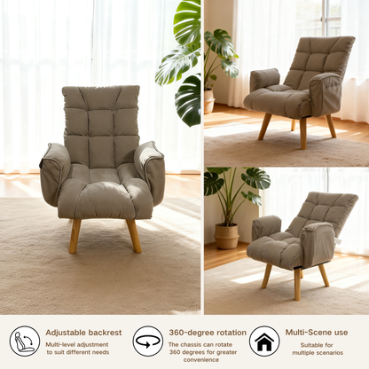Rotatable and Adjustable Sofa Lounge Chair