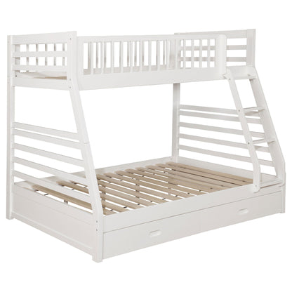 Newhall bunk bed with 2 drawers, white finish, HouseOfZazla on Tampa Home & Garden Store