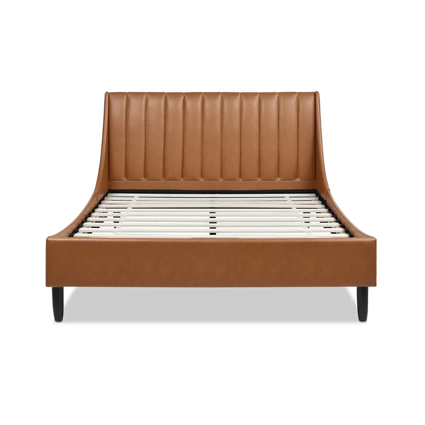 Aspen Vertical Tufted Headboard Platform Bed