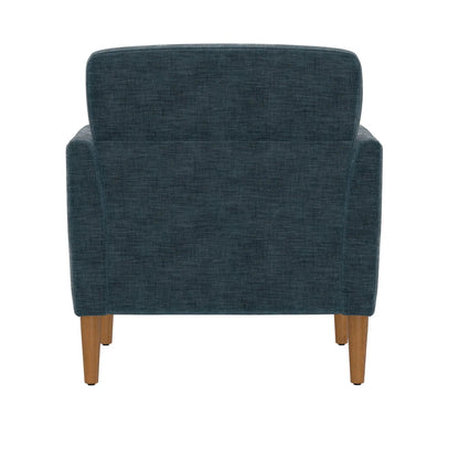 Accent Chair in Transitional Blue for Living Room