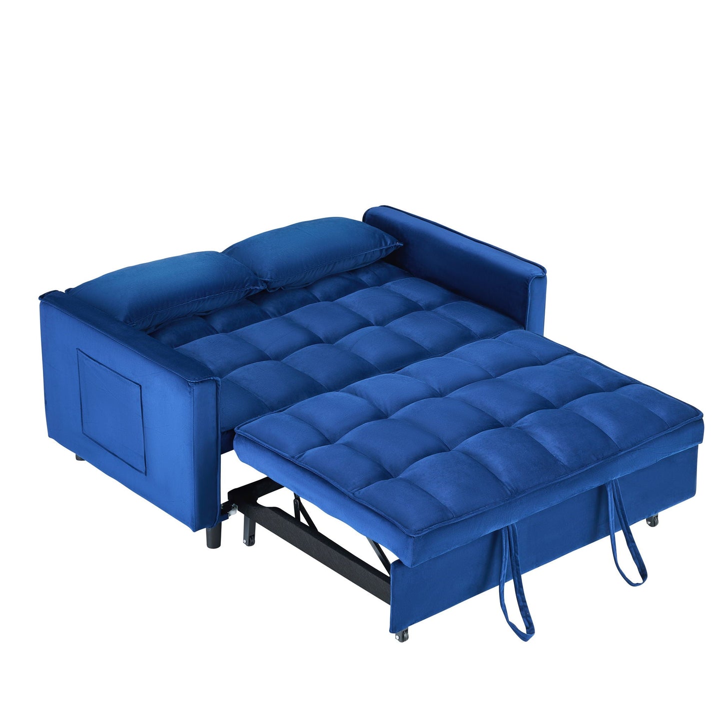 Large 3 In 1 Sofa Bed and Velvet Living Room