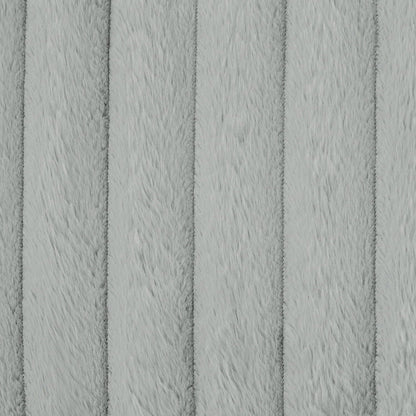 Gray barrel swivel chair plush cord fabric texture close-up with vertical stripes on Tampa Home & Garden Store