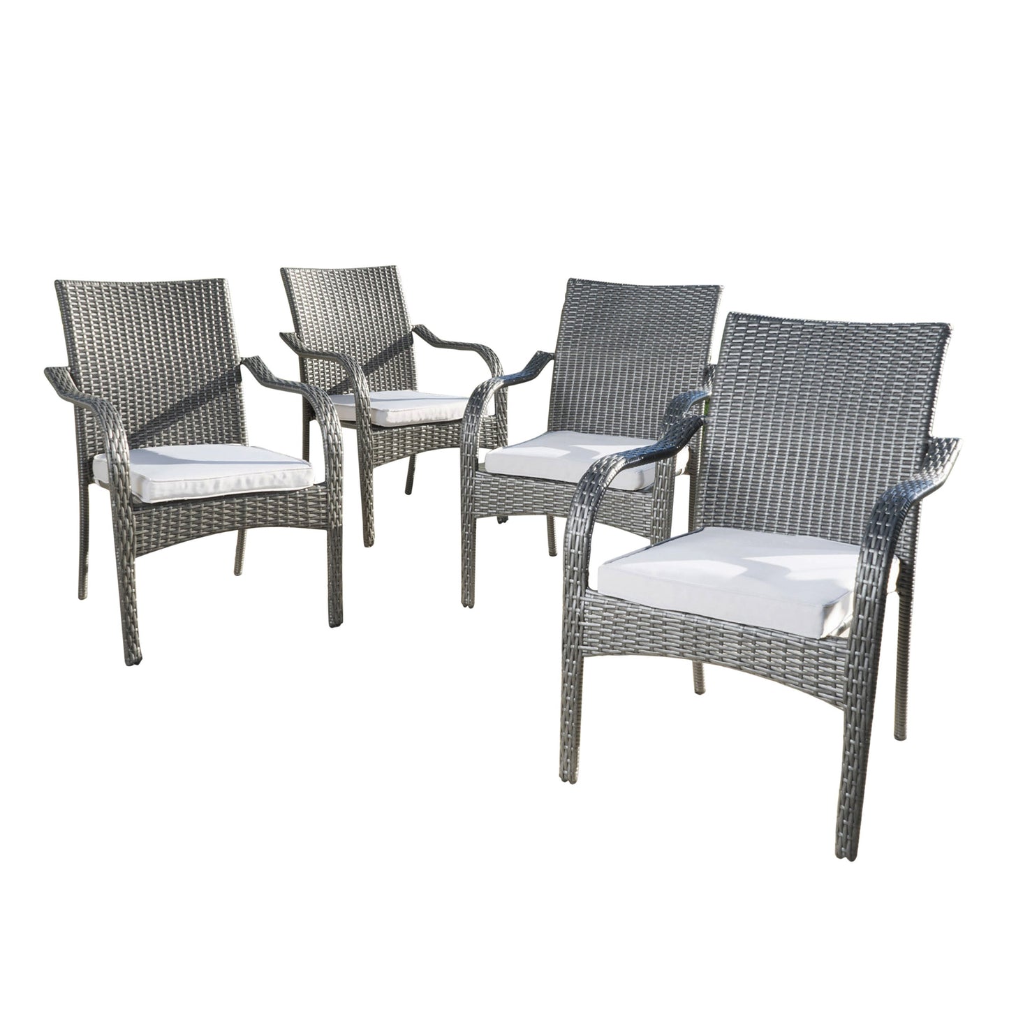 6 Piece Outdoor Acacia Wood Dining Set and Chairs