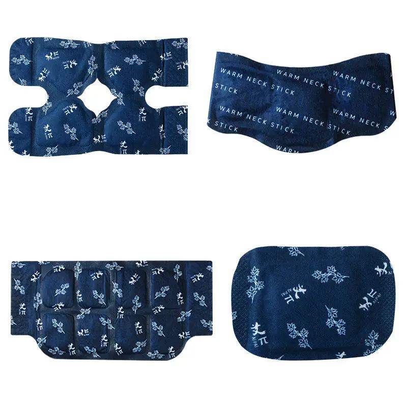 Argy Wormwood warm neck knee patch foot patch steam hot pack 4pc blue fabric FLIPSTYLEZLLC on Tampa Home & Garden Store