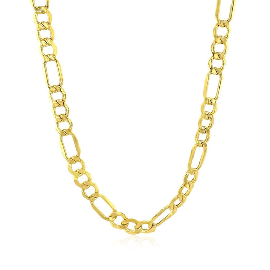 5.4mm 10k yellow gold lite Figaro chain necklace by Bids.com on Tampa Home & Garden Store