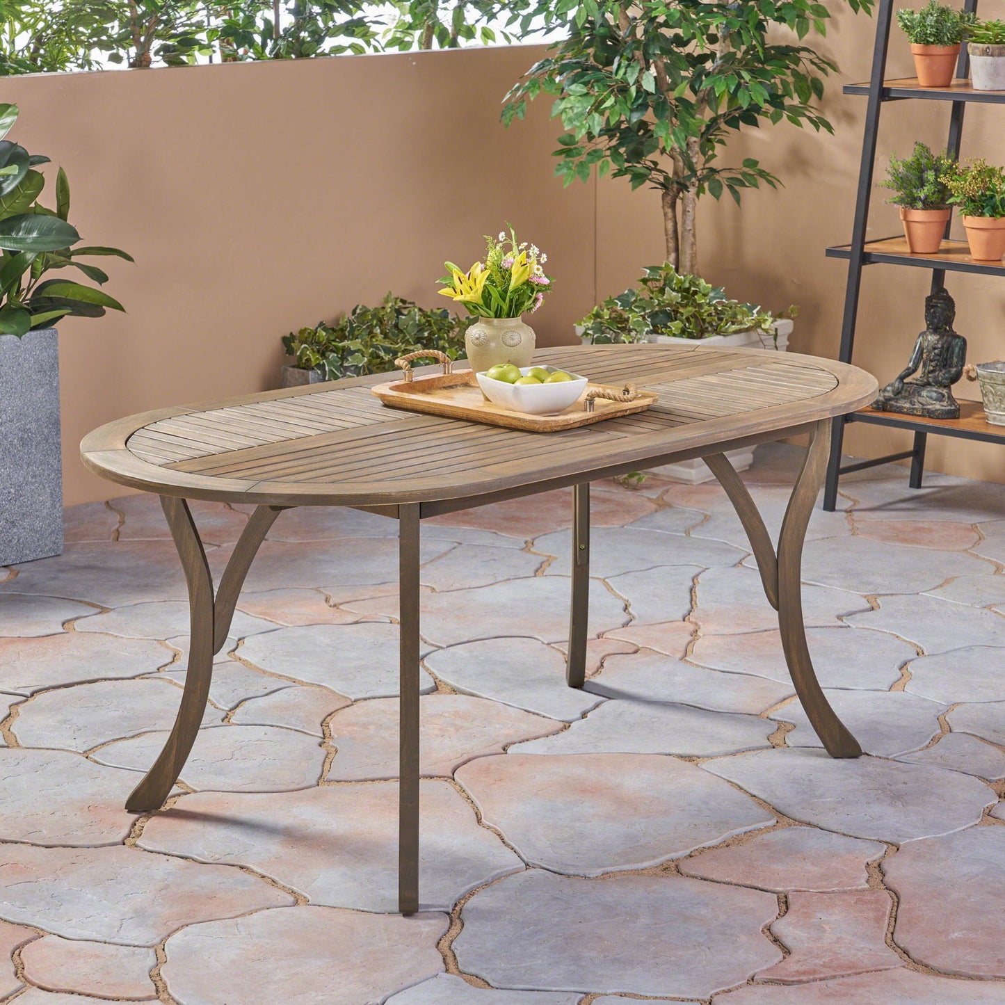 Premium Acacia Wood Outdoor Table For The Patio