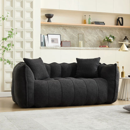 Cozy Beanbag Chair With Resilient Foam Core For 2