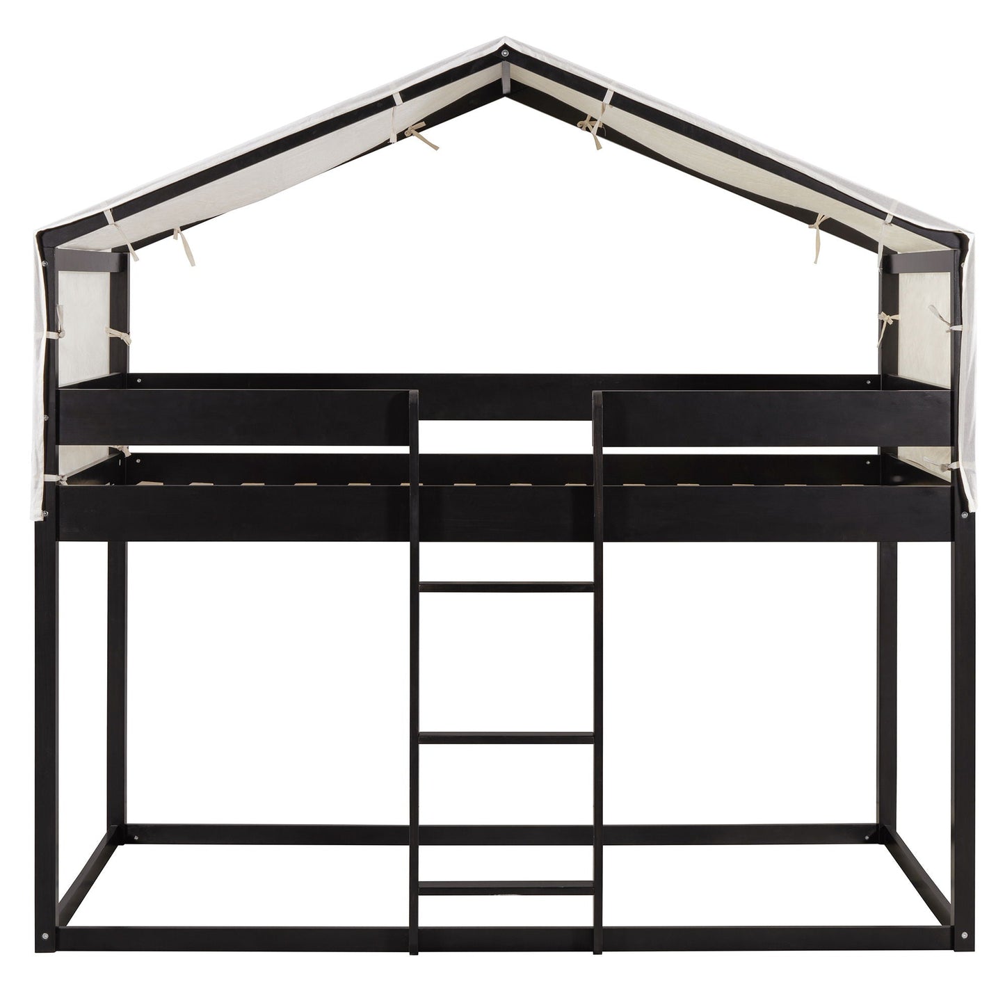 Sturdy Pinewood Bunk Bed and the Kids Play Tent