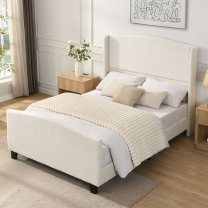 Sturdy Platform Bed Frame and a Padded Headboard