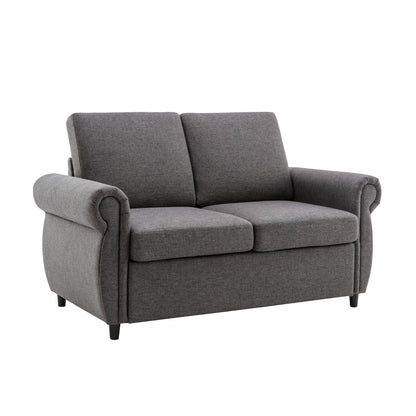 Pull Out Sofa Bed With Twin Memory Foam Mattress