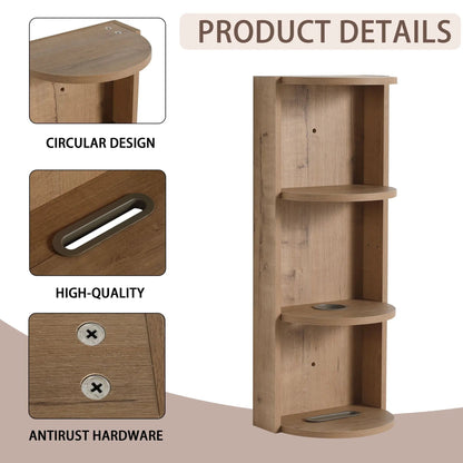 Bathroom Wall Storage Rack With Float Mount