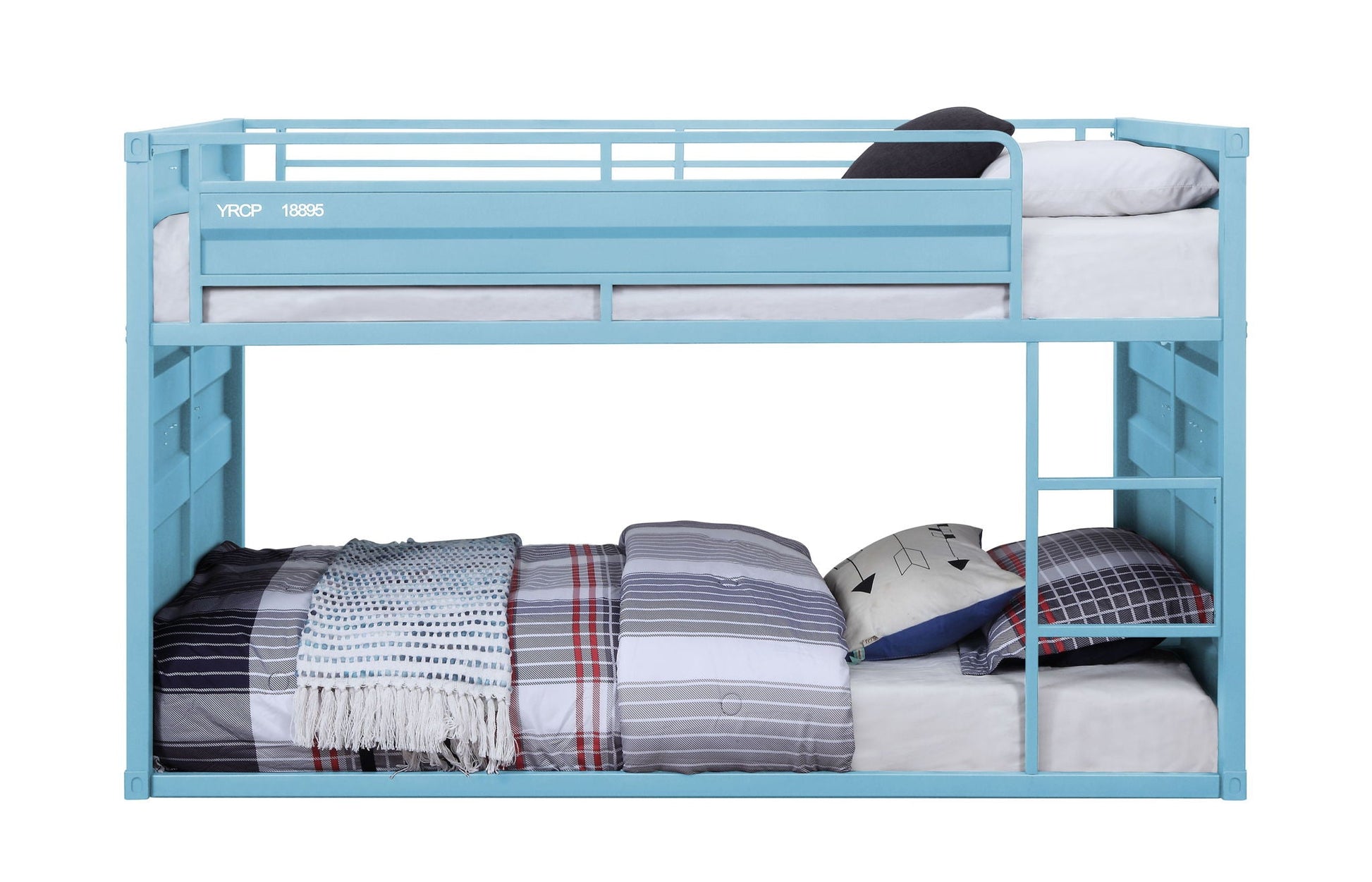Cargo Twin Over Twin Bunk Bed light blue, HouseOfZazla on Tampa Home & Garden Store