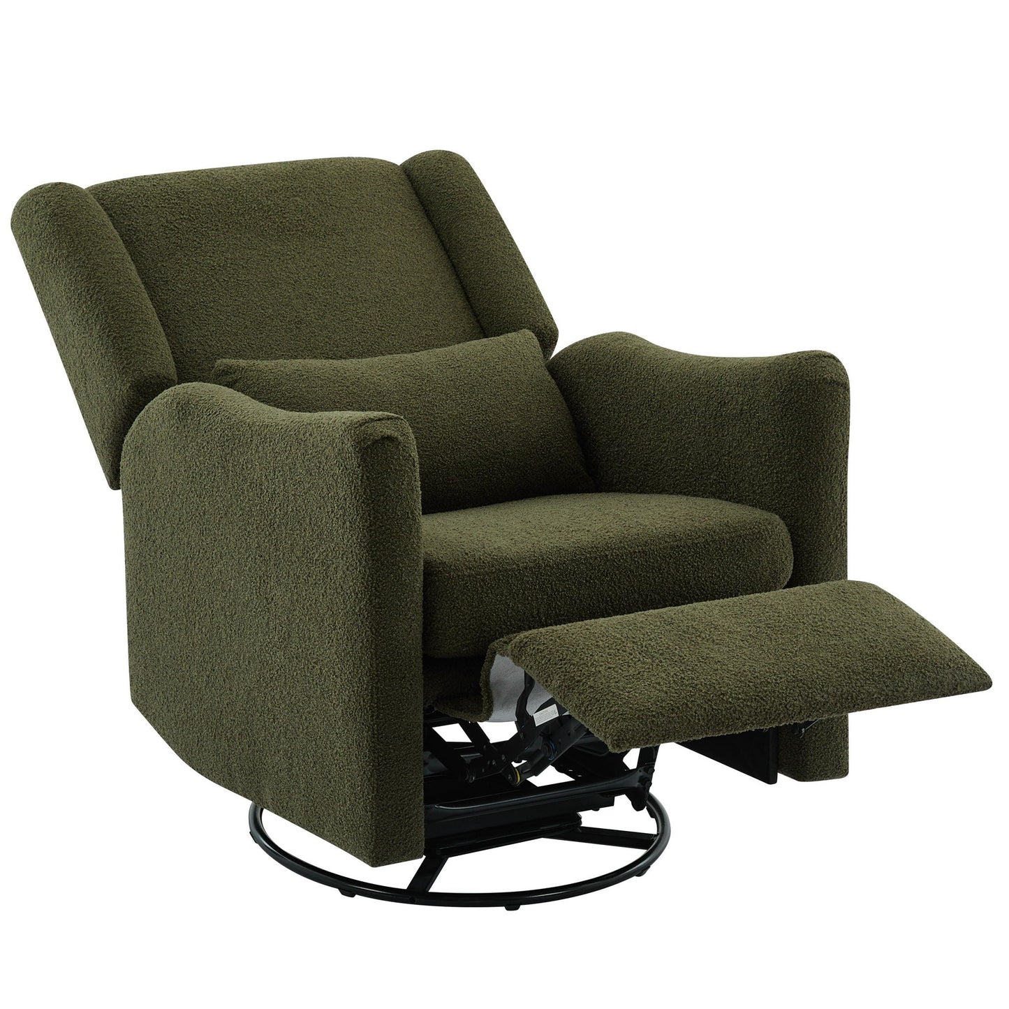 Wide Wingback Swivel Glider And Recliner